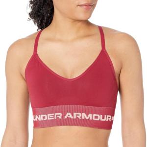 imageUnder Armour Womens Seamless Low Long BraBlack Rose 664Pink Sands