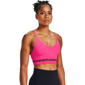imageUnder Armour Womens Seamless Low Long BraCerise 653Pink Lemonade