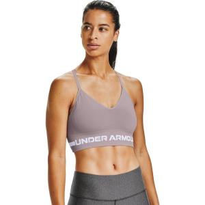 imageUnder Armour Womens Seamless Low Long BraDash Pink 667White