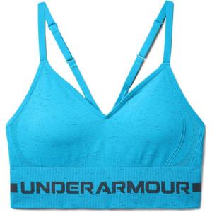 imageUnder Armour Womens Seamless Low Long BraEquator Blue 417Mechanic Blue