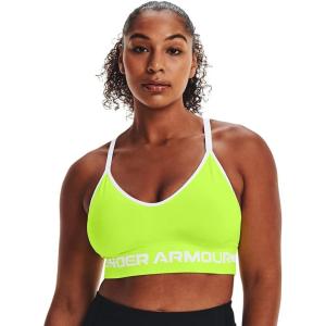 imageUnder Armour Womens Seamless Low Long BraHighvis Yellow 731White