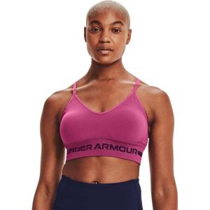imageUnder Armour Womens Seamless Low Long BraPink QuartzPolaris Purple