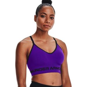 imageUnder Armour Womens Seamless Low Long BraPurple Zest 754Black