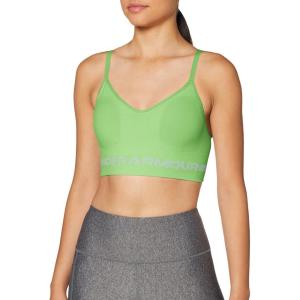 imageUnder Armour Womens Seamless Low Long BraSummer Lime 162White
