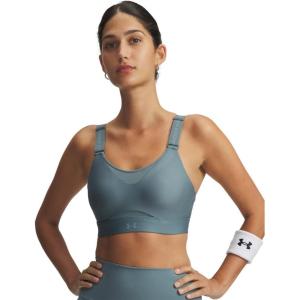imageUnder Armour Womens UA Infinity High Sports Bra587 Jasper Blue   Serpentine