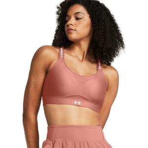 imageUnder Armour Womens UA Infinity High Sports Bra696 Canyon Pink   White