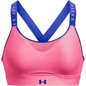 imageUnder Armour Womens UA Infinity High Sports BraPink PunkVersa Blue