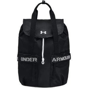 imageUnder Armour womens Favorite Backpack  Black 001White  One Size Fits MostBlack 001White