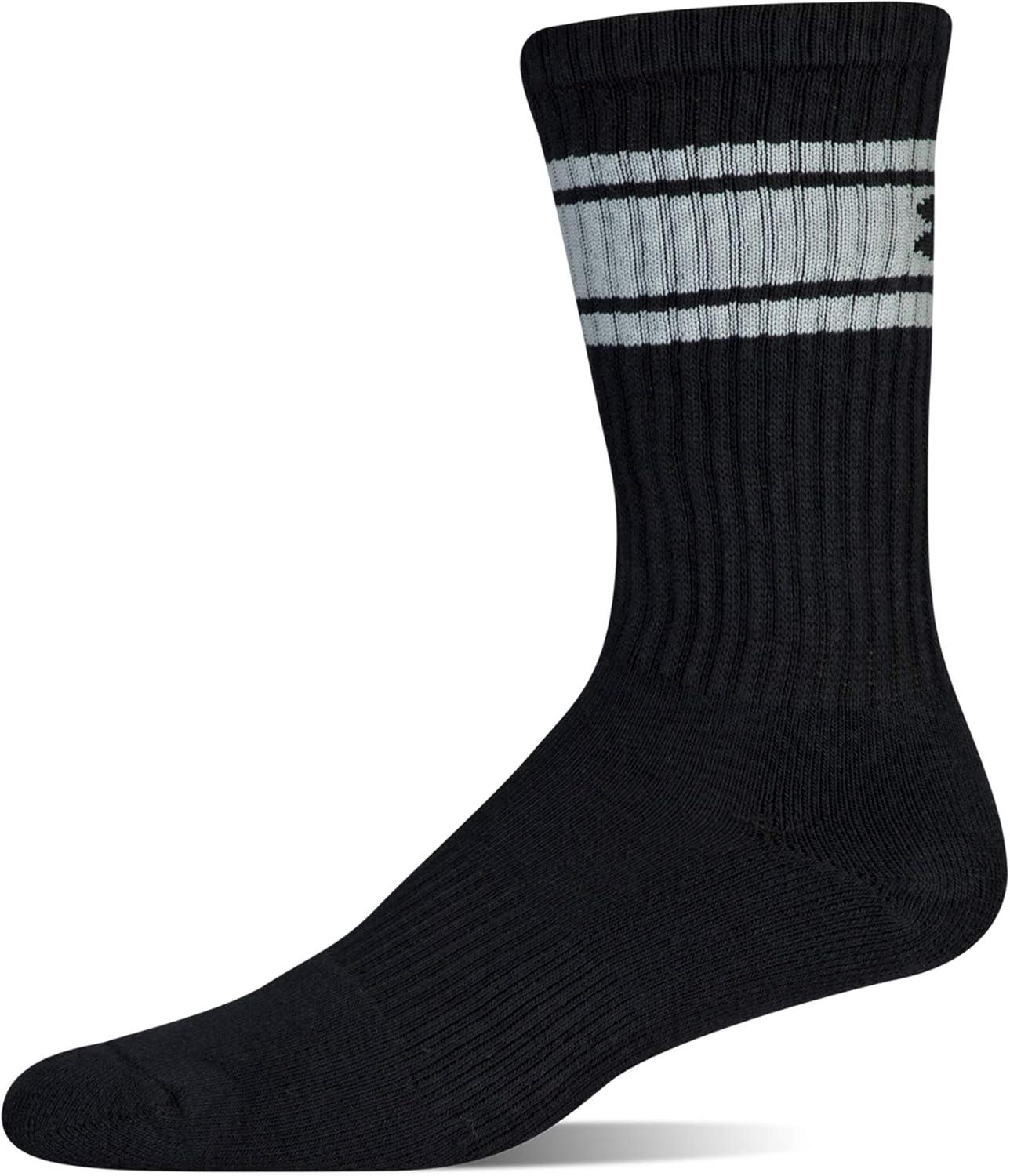 imageUnder Armour Adult Cotton Crew Socks MultipairsBlackWhite 6pairs