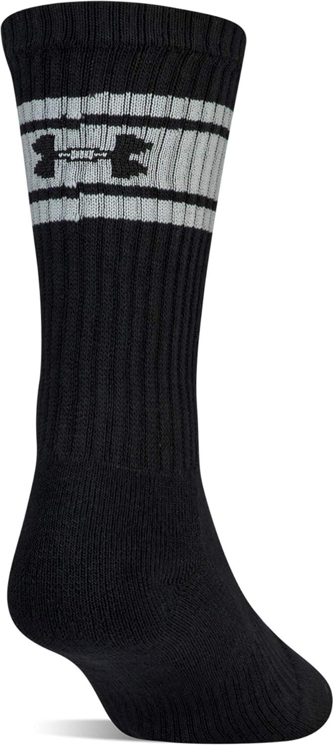 imageUnder Armour Adult Cotton Crew Socks MultipairsBlackWhite 6pairs