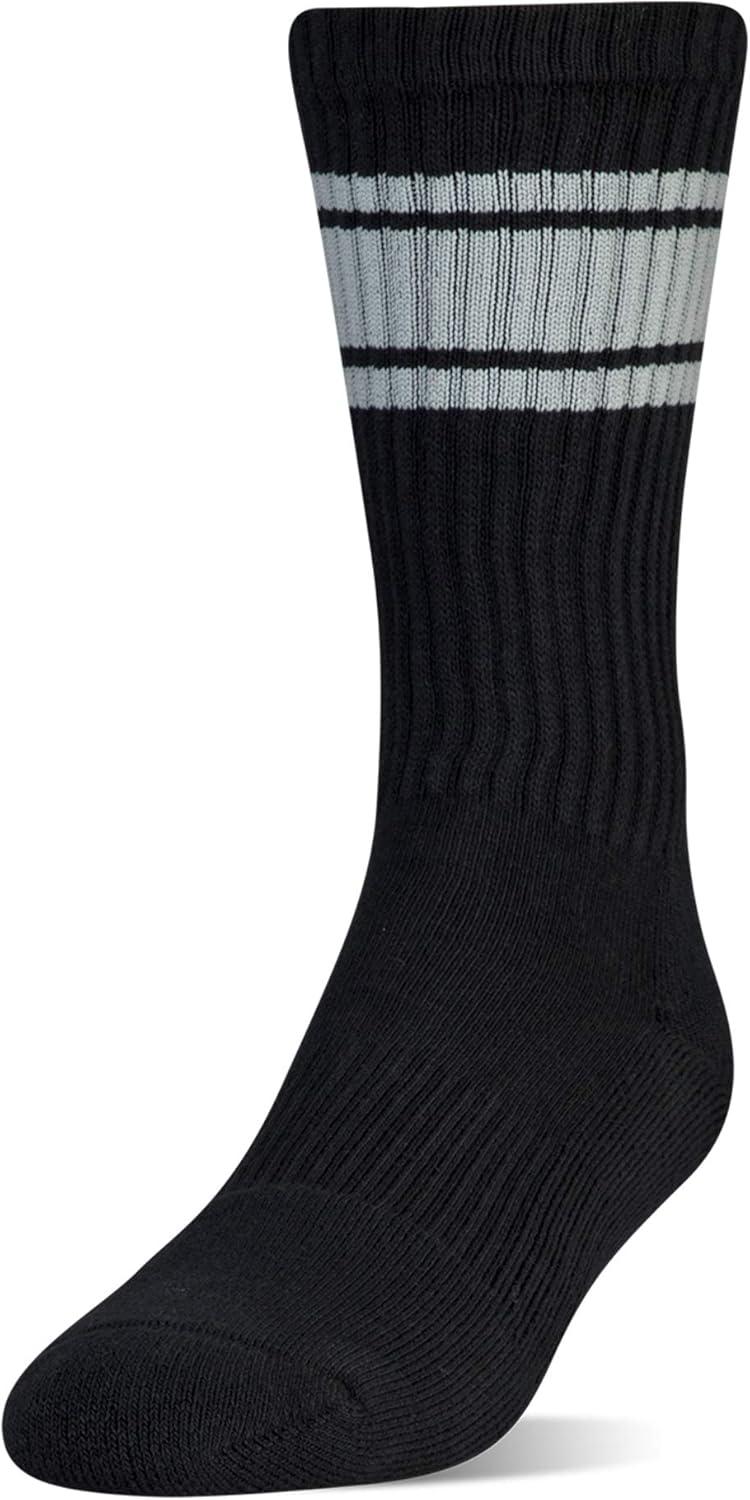 imageUnder Armour Adult Cotton Crew Socks MultipairsBlackWhite 6pairs