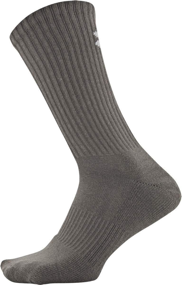 imageUnder Armour Adult Cotton Crew Socks MultipairsNeutral Assorted 6pairs