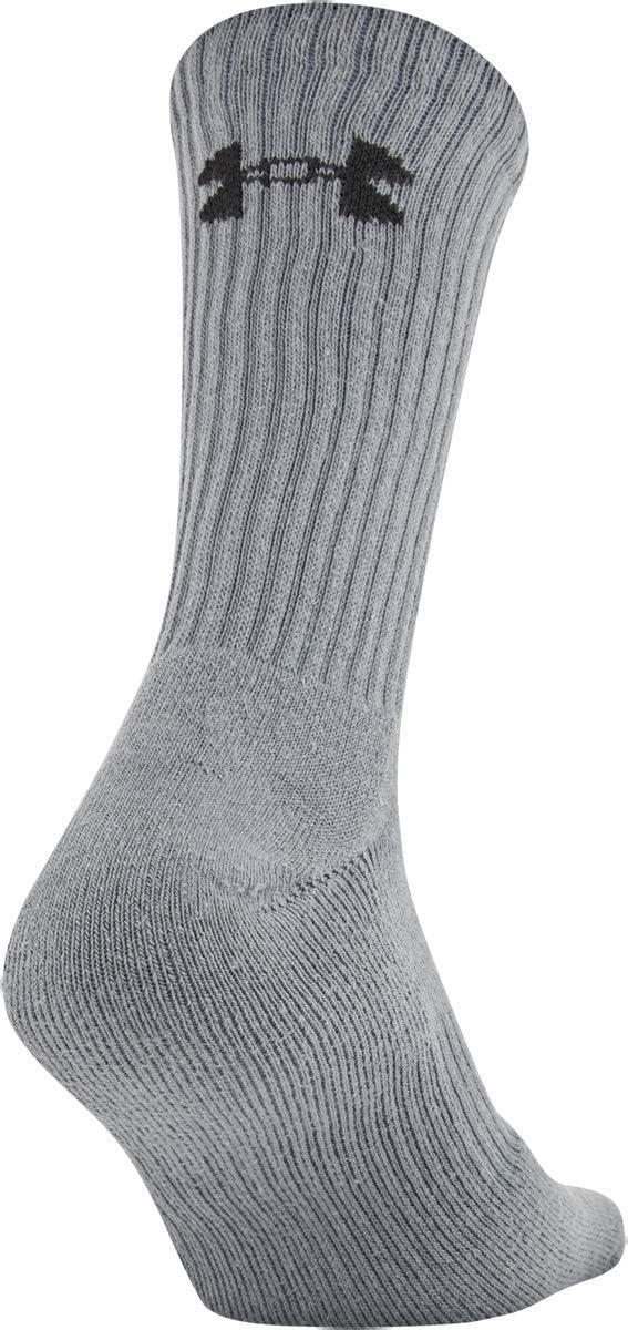 imageUnder Armour Adult Cotton Crew Socks MultipairsRedAssorted 6pairs