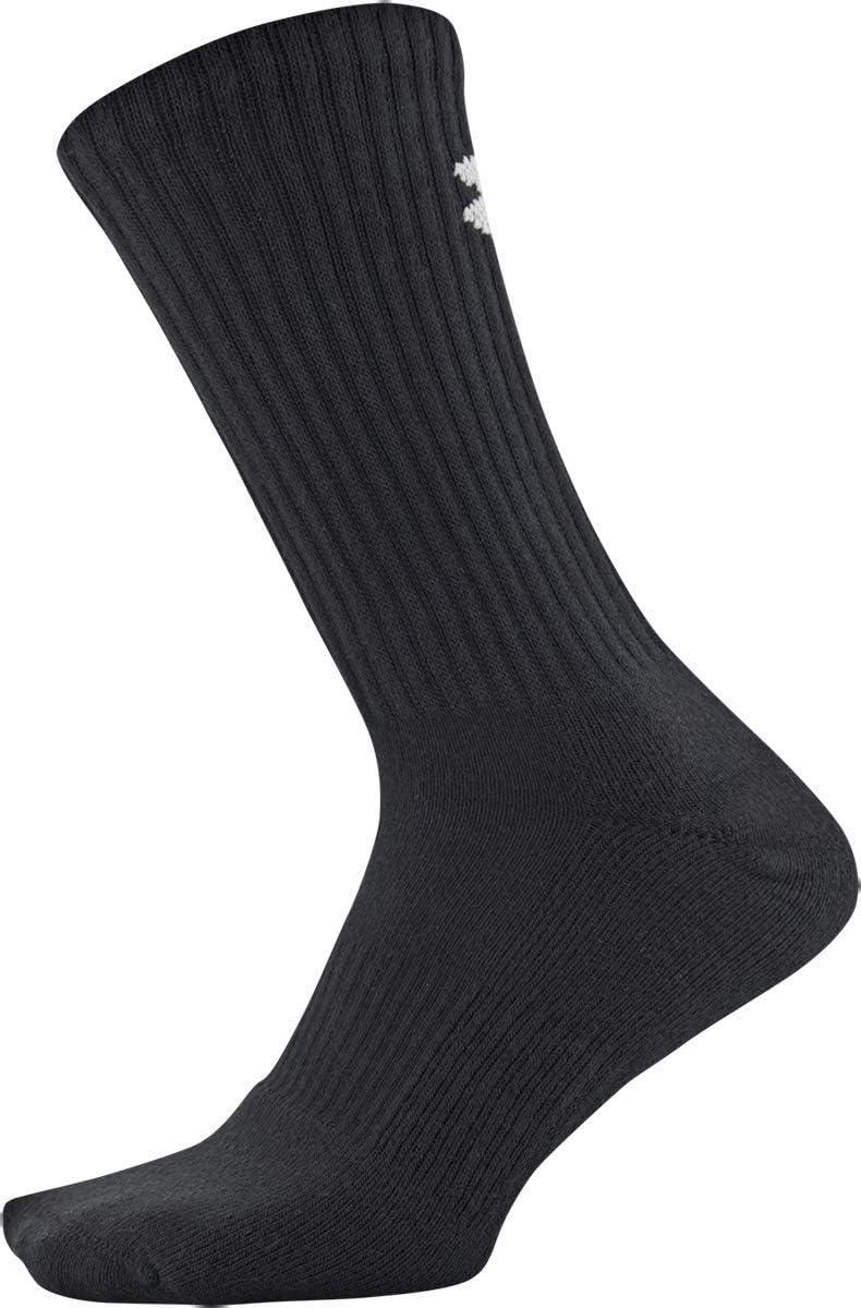 imageUnder Armour Adult Cotton Crew Socks MultipairsRedAssorted 6pairs