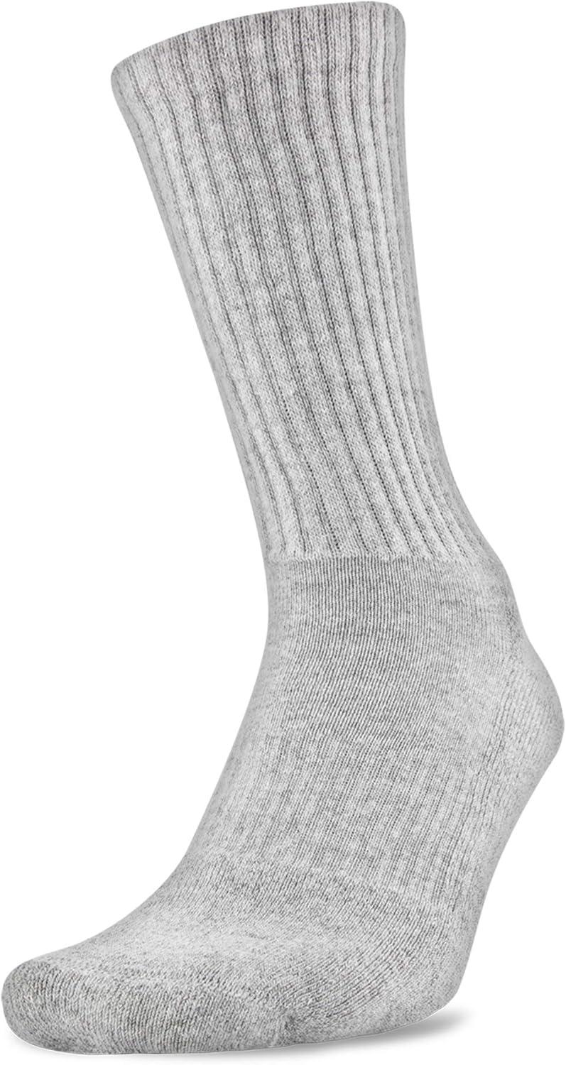 imageUnder Armour Adult Cotton Crew Socks MultipairsTrue Gray Heather Assorted 6pairs