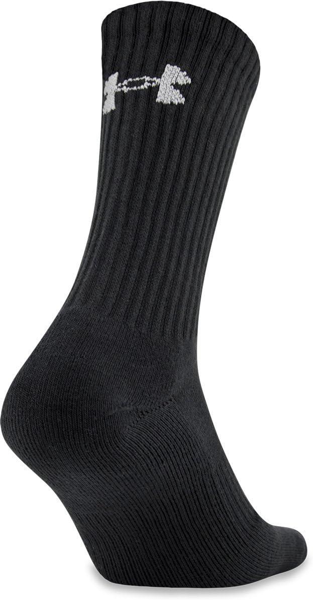 imageUnder Armour Adult Cotton Crew Socks MultipairsTrue Gray Heather Assorted 6pairs