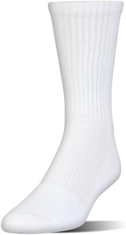 imageUnder Armour Adult Cotton Crew Socks MultipairsWhiteGray 6pairs