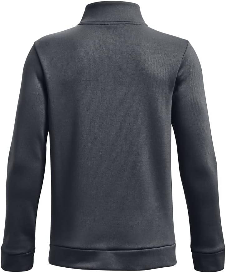 imageUnder Armour Boys Armourfleece 14 Zip012 Pitch Gray   Black