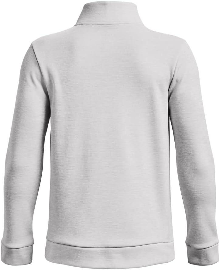 imageUnder Armour Boys Armourfleece 14 Zip015 Halo Gray   Black
