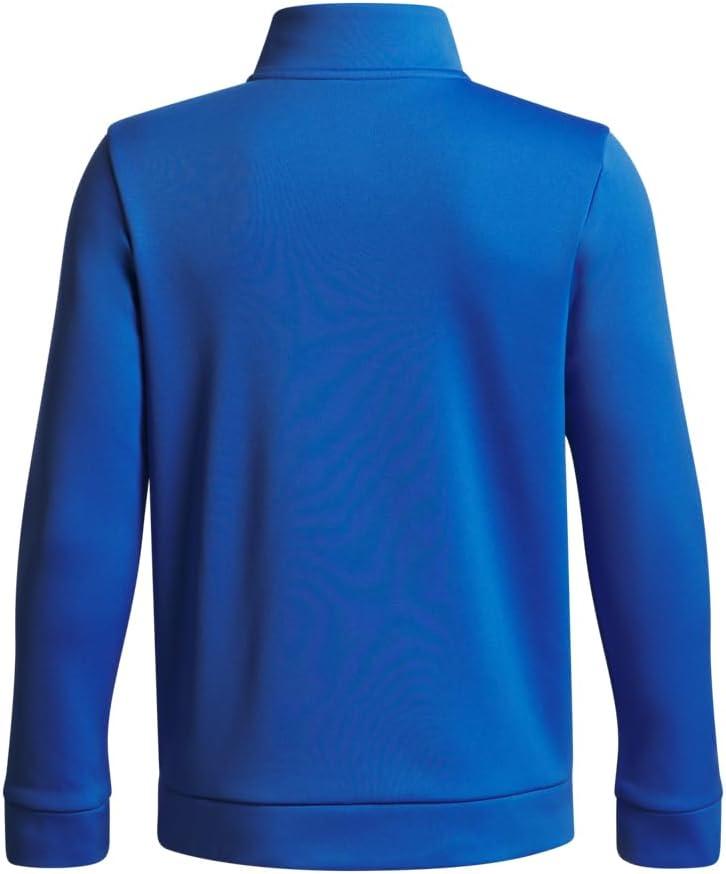 imageUnder Armour Boys Armourfleece 14 Zip402 Blue Atlantis   Black