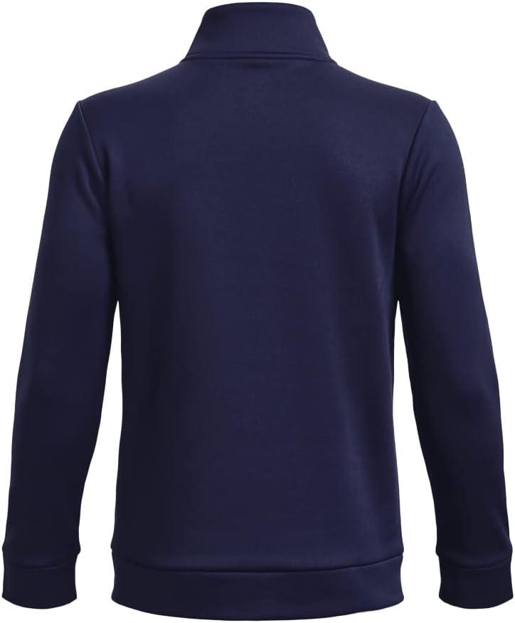 imageUnder Armour Boys Armourfleece 14 Zip410 Midnight Navy   Black