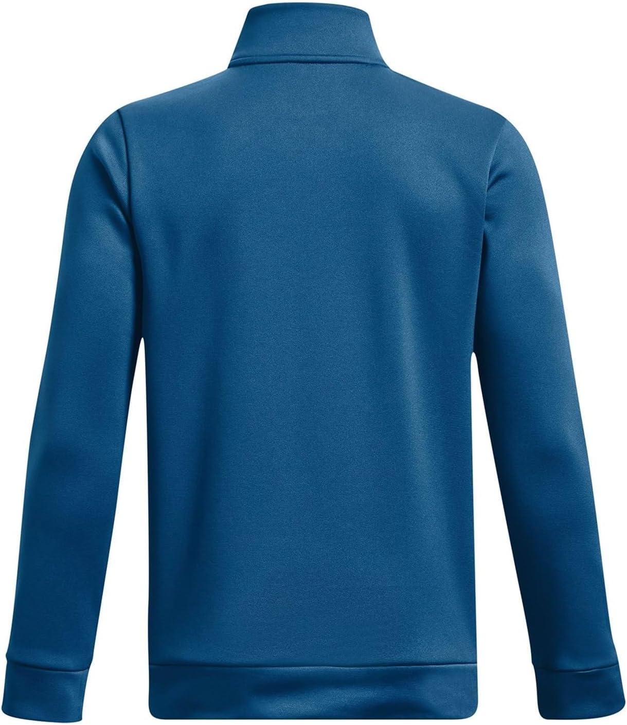 imageUnder Armour Boys Armourfleece 14 Zip426 Varsity Blue   Black