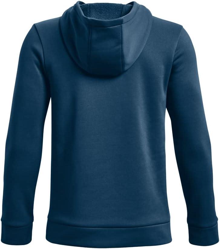 imageUnder Armour Boys Armourfleece Big Logo Hoodie437 Petrol Blue  Petrol Blue  Black