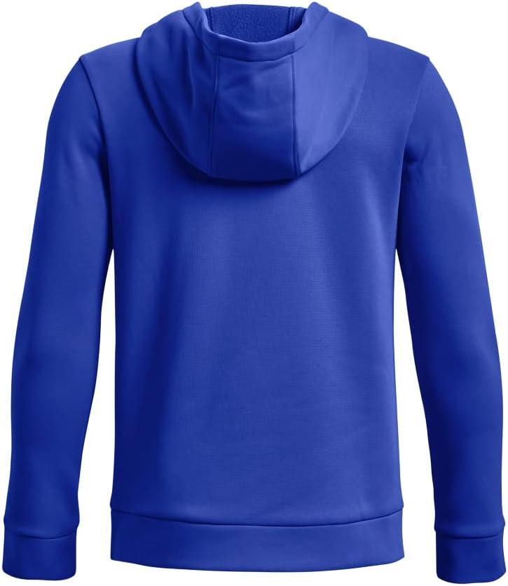 imageUnder Armour Boys Armourfleece Big Logo Hoodie486 Versa Blue  Versa Blue  Black