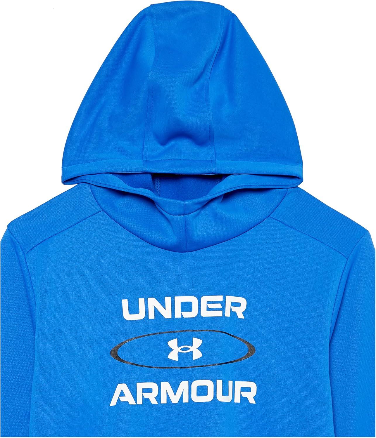 imageUnder Armour Boys Armourfleece Graphic Hoodie486 Versa Blue   Black
