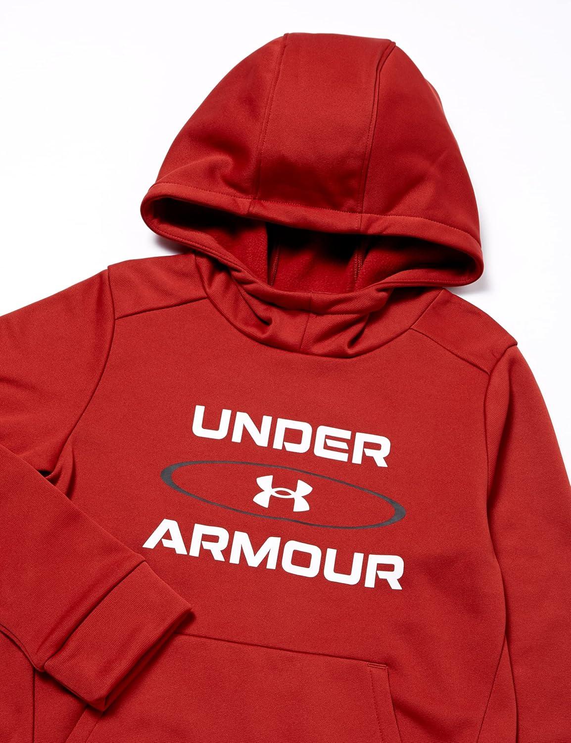 imageUnder Armour Boys Armourfleece Graphic Hoodie610 Stadium Red   Black