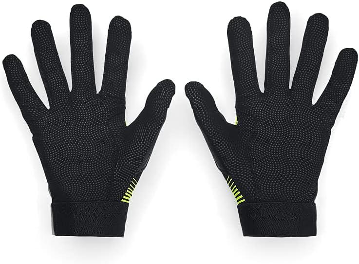 imageUnder Armour Boys Clean Up 21 Batting GlovesHighVis Yellow 731White