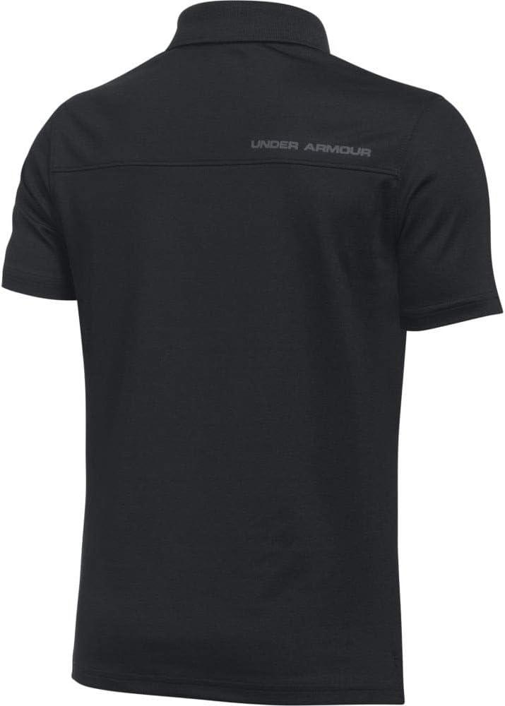 imageUnder Armour Boys Match Play Polo ShirtBlack 001Rhino Gray