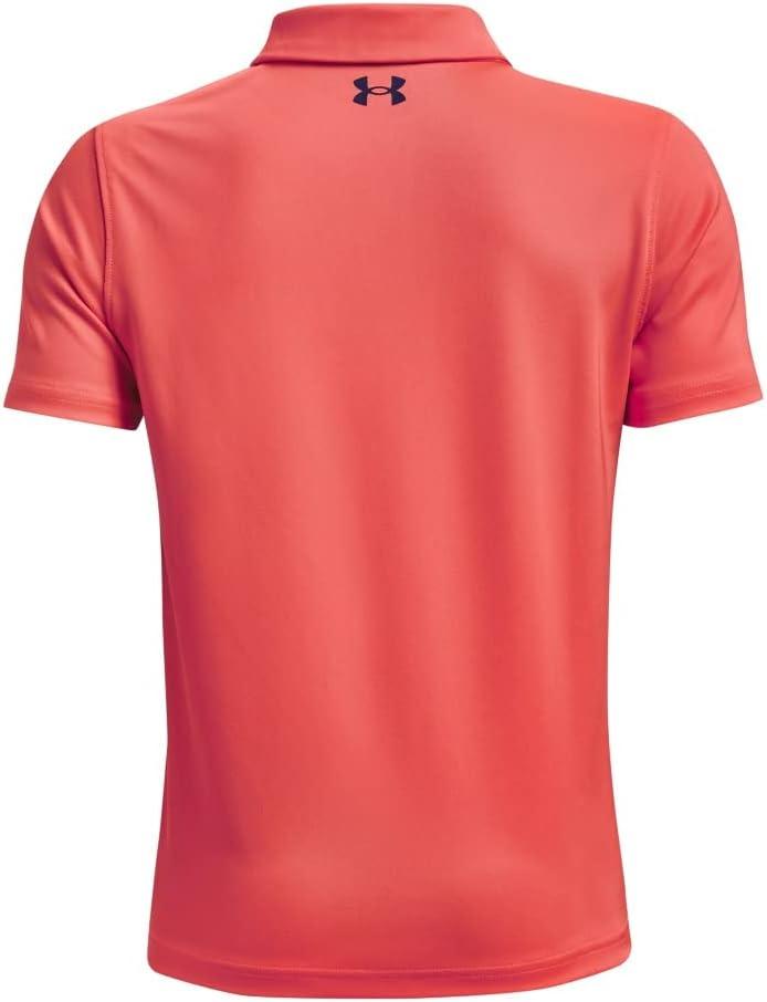 imageUnder Armour Boys Match Play Polo ShirtRush Red 820Pitch Gray