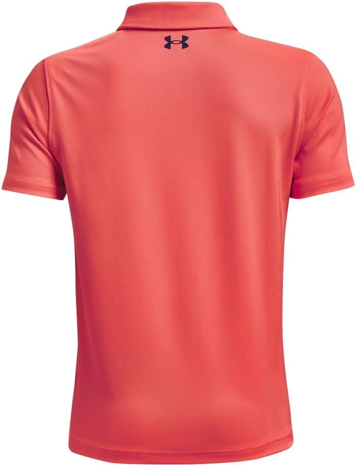 imageUnder Armour Boys Match Play Polo ShirtRush Red 820Pitch Gray