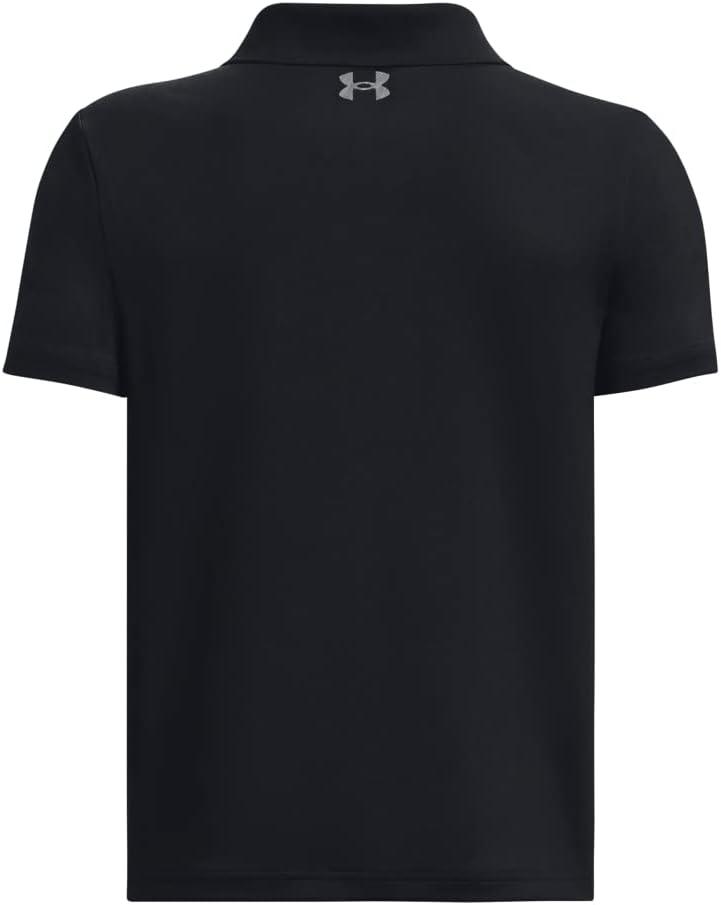 imageUnder Armour Boys Matchplay Golf Polo001 Black   Pitch Gray