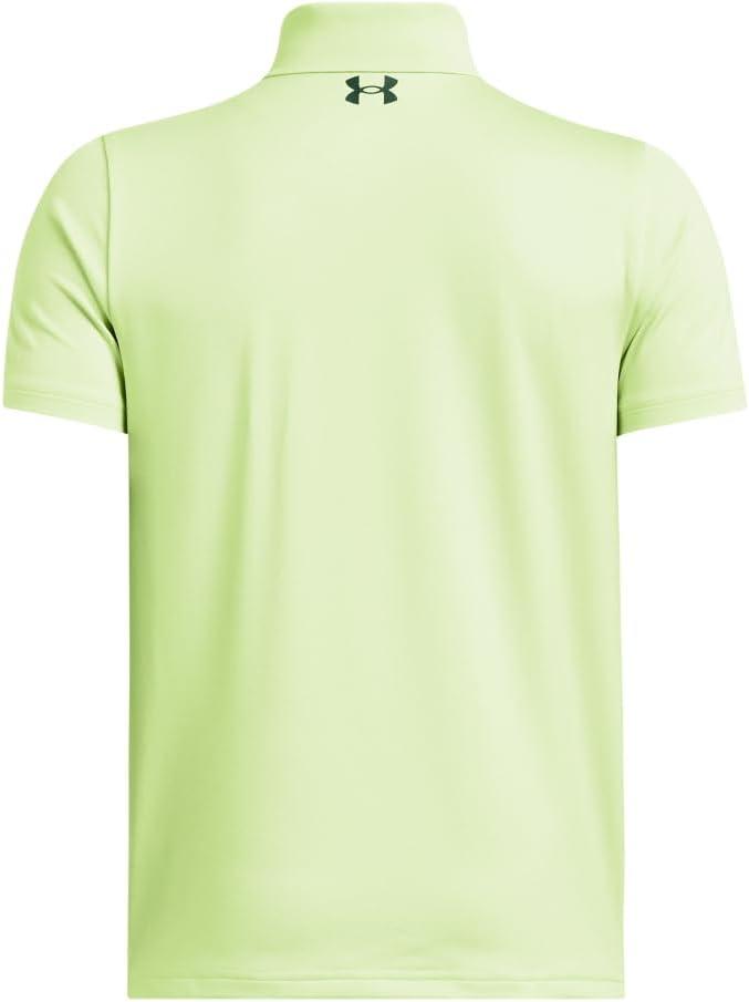 imageUnder Armour Boys Matchplay Golf Polo304 Morph Green   Forest Green