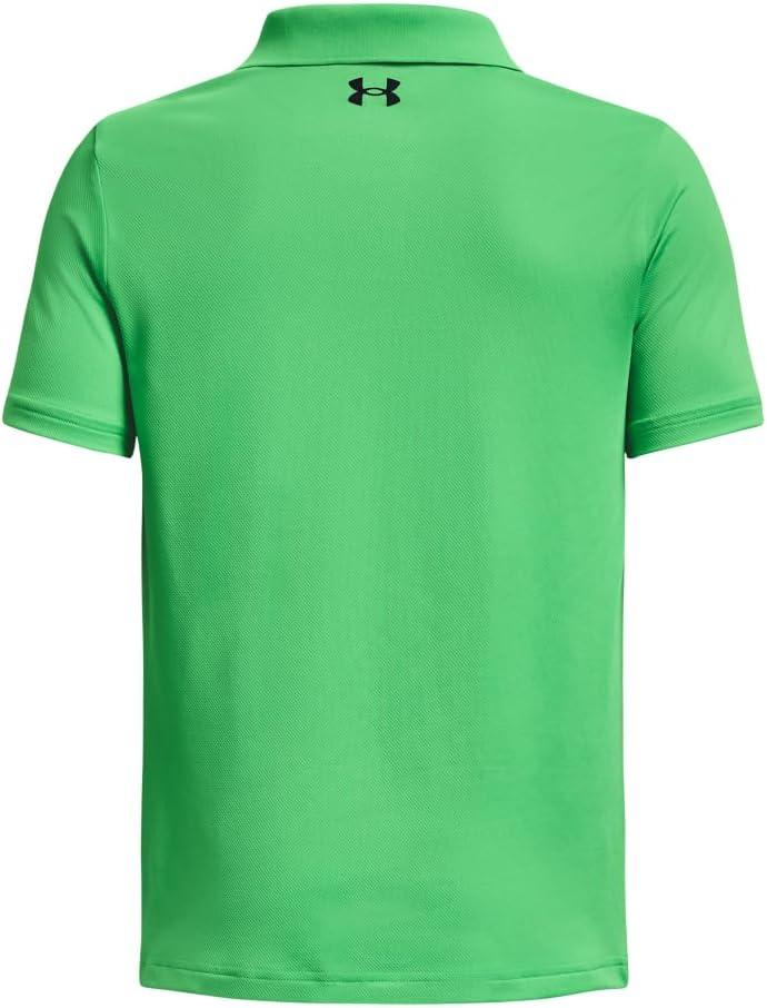 imageUnder Armour Boys Matchplay Golf Polo316 Green Screen   Midnight Navy