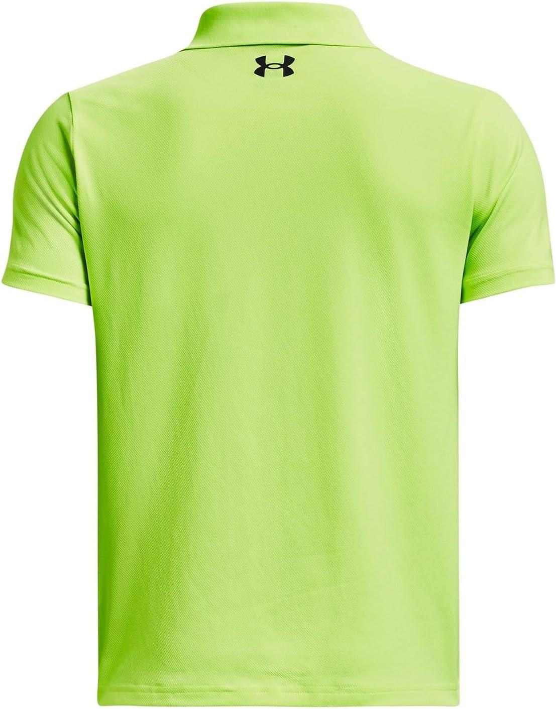 imageUnder Armour Boys Matchplay Golf Polo369 Lime Surge   Black