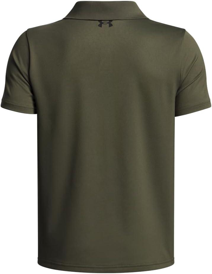 imageUnder Armour Boys Matchplay Golf Polo390 Marine Od Green   Black