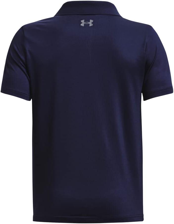imageUnder Armour Boys Matchplay Golf Polo410 Midnight Navy   Pitch Gray