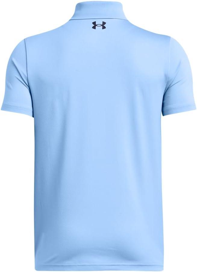 imageUnder Armour Boys Matchplay Golf Polo465 Horizon Blue   Midnight Navy