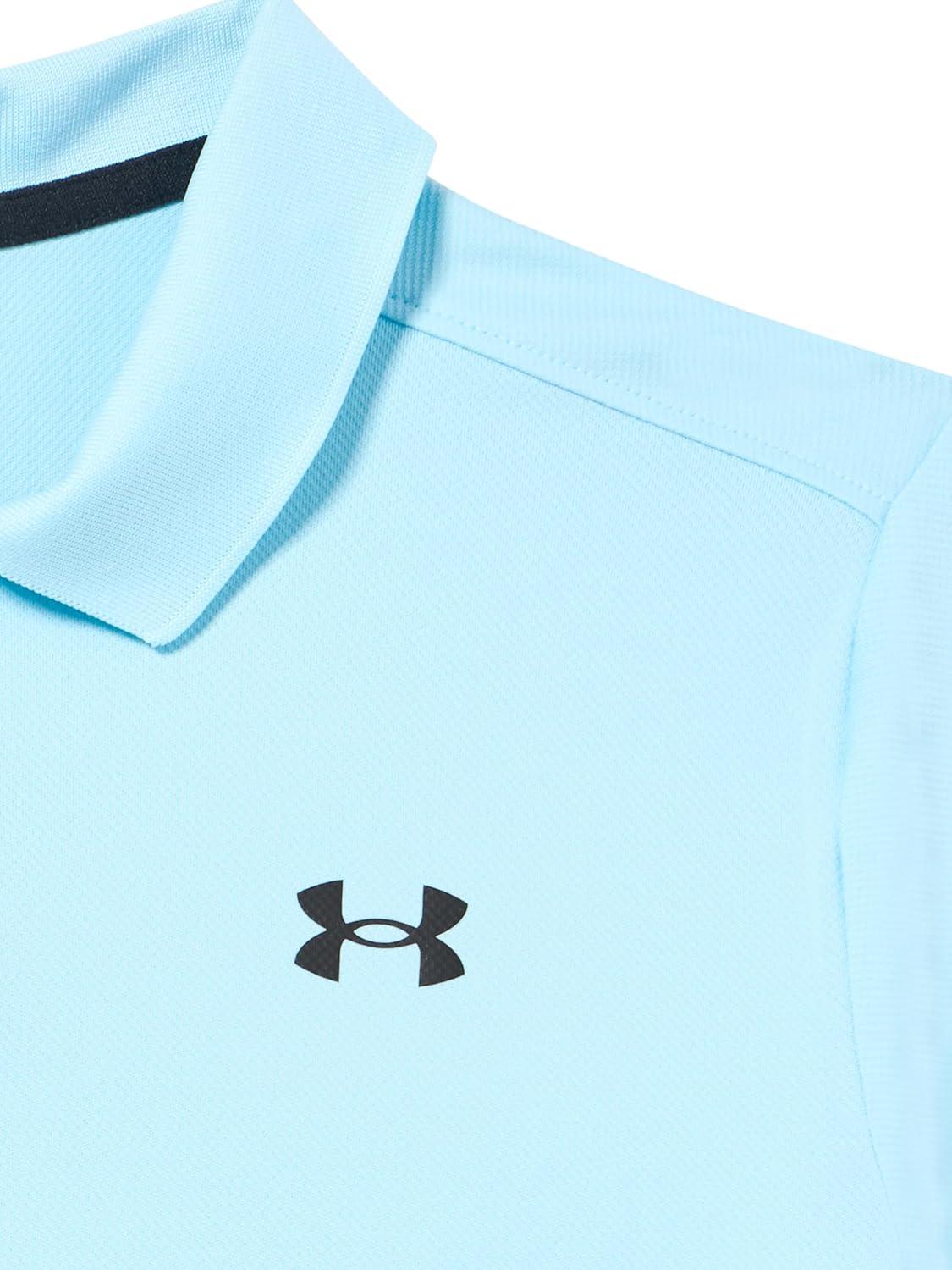 imageUnder Armour Boys Matchplay Golf Polo494 Stream   Black