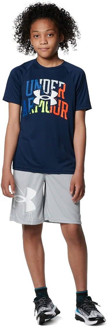 imageUnder Armour Boys Prototype 20 ShortsMod Gray 011White