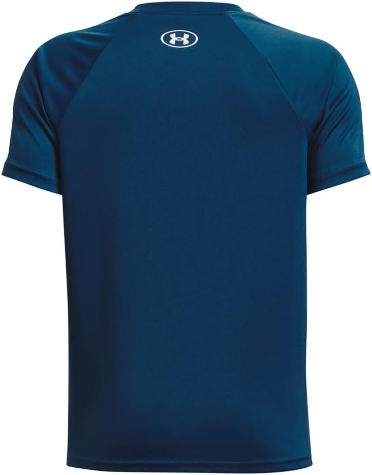 imageUnder Armour Boys Tech Big Logo Short Sleeve TShirt426 Varsity Blue   White