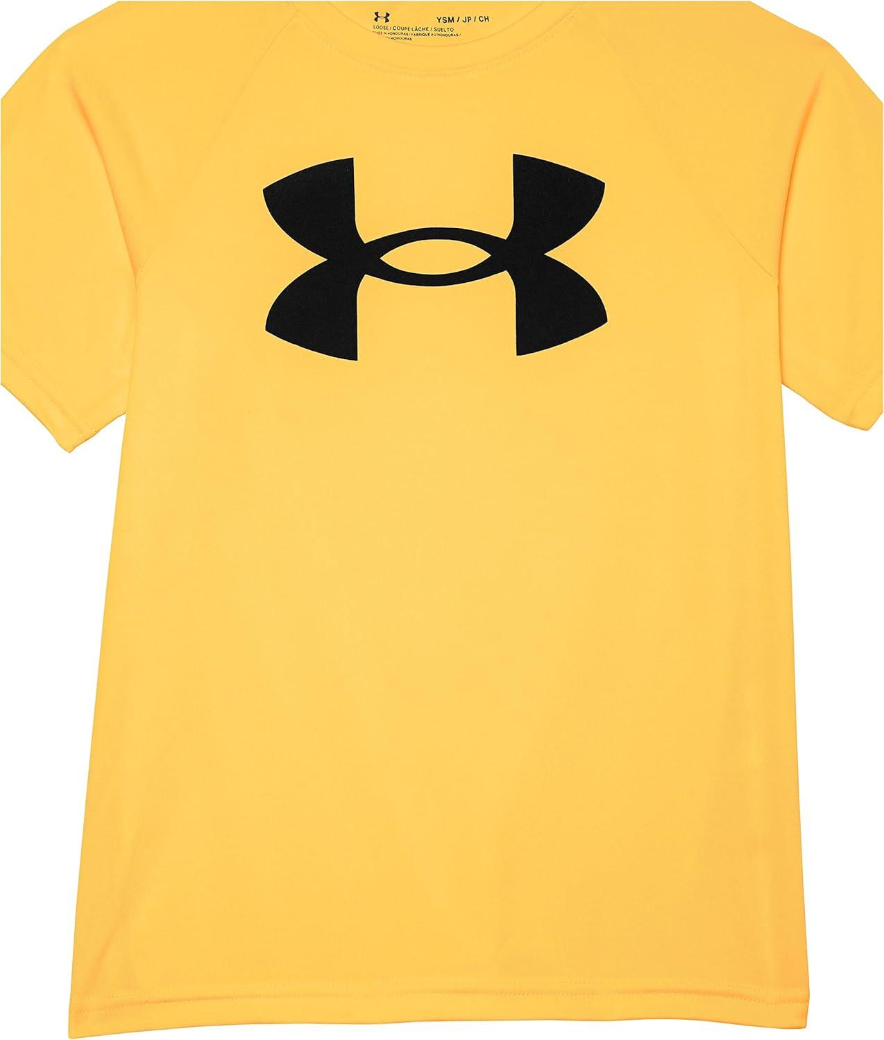 imageUnder Armour Boys Tech Big Logo Short Sleeve TShirt782 Rise   Black