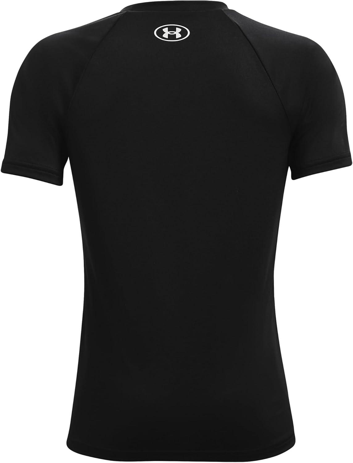 imageUnder Armour Boys Tech Big Logo Short Sleeve TShirtBlack 001White