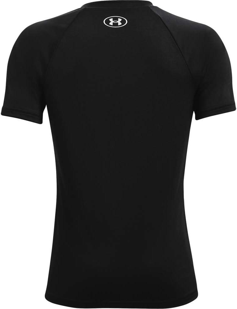 imageUnder Armour Boys Tech Big Logo Short Sleeve TShirtBlack 001White