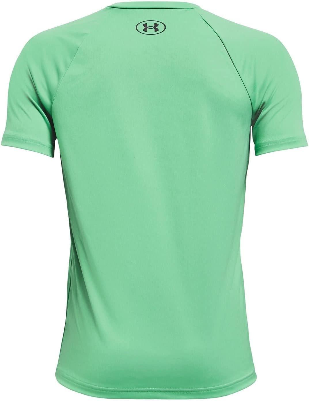imageUnder Armour Boys Tech Big Logo Short Sleeve TShirtMatcha Green 342Pitch Gray