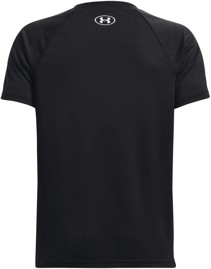 imageUnder Armour Boys Tech Hybrid Printed Fill ShortSleeve TShirt006 Black   White