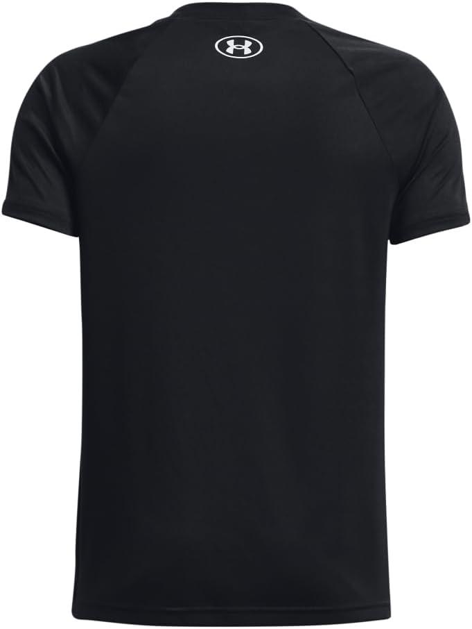 imageUnder Armour Boys Tech Hybrid Printed Fill ShortSleeve TShirt009 Black   White